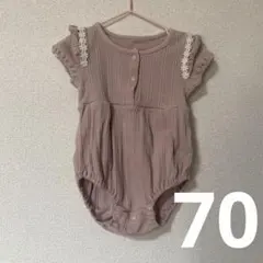 Lucy mimi ベビーザらス　ロンパース　女の子　ピンク　70 ノースリーブのサムネイル