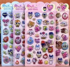 たまごっち　4枚セット　3Dシール