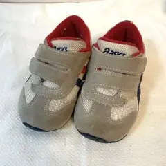 アシックスasicsスニーカー　TUB165ベージュレッド　14.5センチ