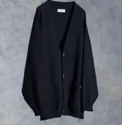 royal quality ドルマンスリーブオーバーカーディガン　ブラックのサムネイル