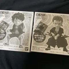 ワンピース LECAFIG ルフィ ゾロ フィギュア 特製カード付 - メルカリ