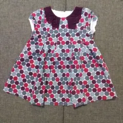 べべ 80 ワンピース コーデュロイ