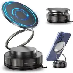 車用スマホホルダー MagSafe対応 強力マグネット 吸着式固定 車載ホルダー