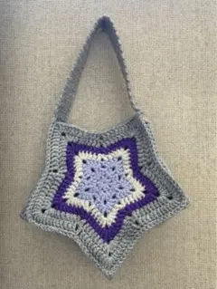 星 ニットバッグ ハンドメイド サブカル y2k