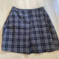 EGOIST グレー チェック ミニスカート