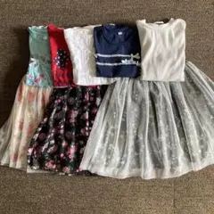 まとめ売り140 トップスとスカートセット　夏物