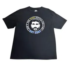 プリントTシャツ　コットン　メキシコ製　半袖　ブラック　L 古着　8#a