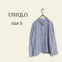 UNIQLO ストライプ 長袖シャツ S