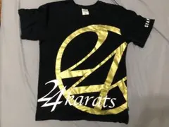 24karats ゴールドプリント Tシャツ STAY GOLD Lサイズ