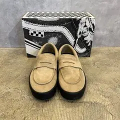 スエード　スケートローファー　ダークブラウン27cm プロモデル　即完売 Vans“スエード”のスケートローファー、ブラウンやベージュの