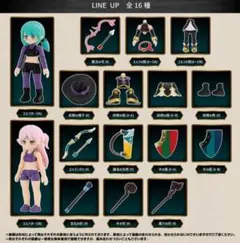 ガシャポンクエスト ブルーフォレストの試練編 妖精の服 5種セット
