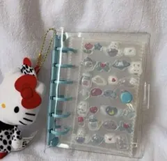 新品　可愛い　平成リバイバル　シール帳　ブルーリフィル付き　透明