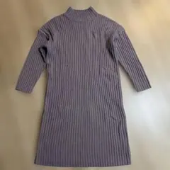 a*i様 fifth 薄紫色 リブ編みニット 長袖