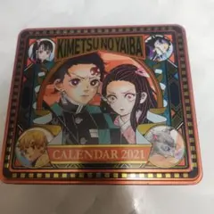 鬼滅の刃 コミックカレンダー 2021 特製缶入り日めくり 新品未開封
