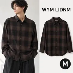 WYM LIDNM 秋冬 きれカジ/モード オンブレチェックシャツ M
