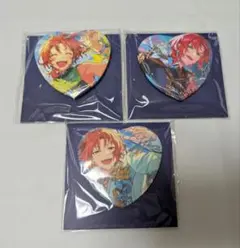 あんスタ　姫宮桃李　誓約 3周年　缶バッジ あんさんぶるスターズ！！誓約ハート缶バッジ 姫宮桃李 4点まとめ売り