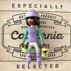 新品プレイモービル ライラックカラーの騎手