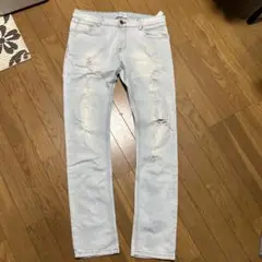 ZARA MAN スキニーデニム ライトブルー　42 32
