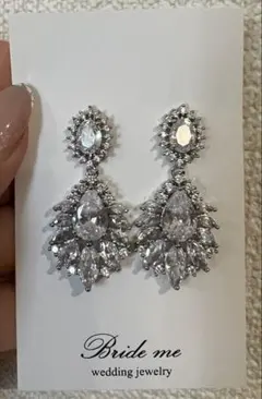 【値下げ中】Bride me キュービックジルコニアピアス