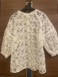 ⌘PAGE BOY⌘総レース バルーン袖プルオーバー