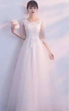 LD517ウエディングドレス レディース 白い ブライダルドレス 花嫁 