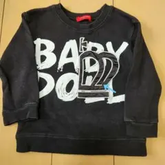 BABY DOLL ブラック トレーナー 100cm