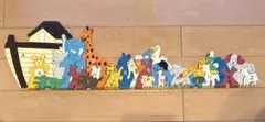 木製動物英語パズル