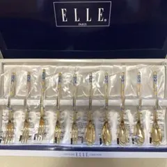 新品未使用　ELLE カトラリーセット10本 スプーン フォーク 箱付のサムネイル