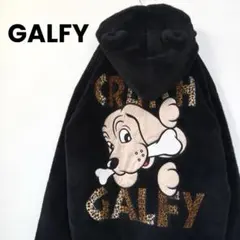 【完売品✨】GALFY ガルフィー あざといファーブルゾン ヒョウ柄 耳付 黒L