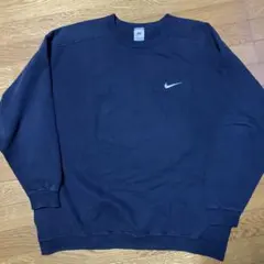 90s NIKE スウェット 白タグ USA製 XL ブラック　黒