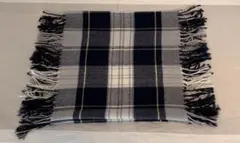 ★美品★GLOBAL WORK キッズマフラー　ネイビーチェック