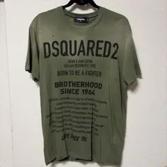 DSQUARED2 LEAF LOGO ヴィンテージ加工 tシャツ - メルカリ
