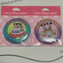 【本日削除❗️】ディズニー　レトロ　缶バッジ