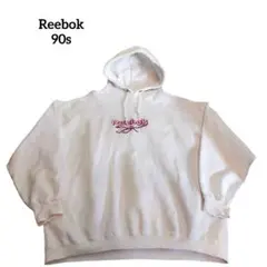 古着　リーボック　パーカー　スウェット　ヴィンテージ　90s　アメリカ製