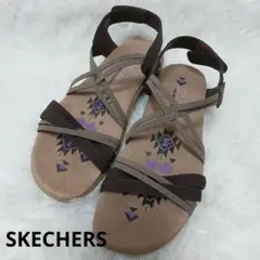 SKECHERS スケッチャーズ メモリーフォーム　クロスストラップ サンダルのサムネイル