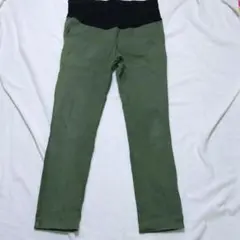 マタニティ パンツ ズボン ボトムス スキニー カーキ