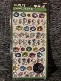 【新品未使用】　ボンボンドロップシール　ミニ　スヌーピー&きょうだいたち