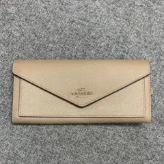 COACH ベージュ 長財布