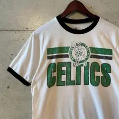 メキシコ製 NBA ボストンセルティックス リンガーT フェード 古着