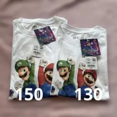 スーパーマリオ　tシャツ ユニクロ　130 150 新品未使用品　ギャラクシー