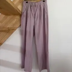 【新品未使用】しまむら ao コラボ パンツ ドローコード付き ピンク