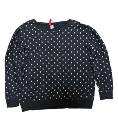 Pearl Diver ストイック キーネック 七部袖 スウェット 日本製 古着 