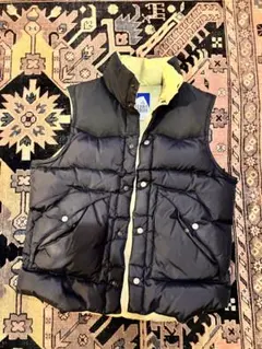 SIERRA DESIGNS ダウンベスト 黒×ベージュ