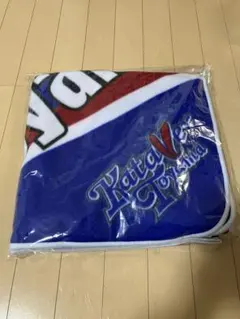 新品未使用　カターレ富山フリースポンチョ 青色