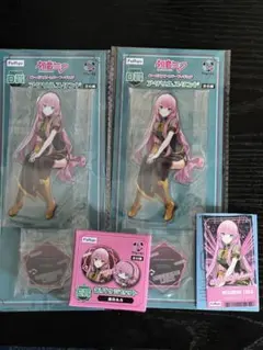 【未開封】FuRyu 初音ミク 一番くじ D賞 巡音ルカ4点セット