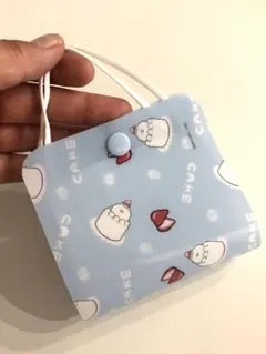 洗えて清潔⭐︎マスクケース／ハンドメイド/うさまる　ケーキ柄④