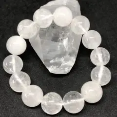 クラック水晶ブレスレット　天然石　15.5cm