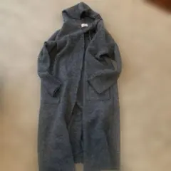 mao made マオメイド　ロングカーディガン　コーディガン　グレー　日本製