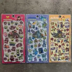 【正規品】プチドロップステッカーディズニー3種セット