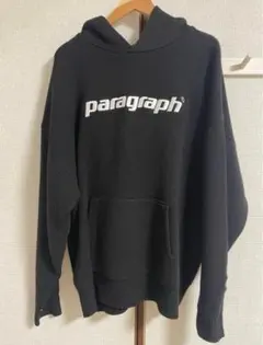 Paragraph パーカー 黒　パラグラフ　ニット　フードのサムネイル